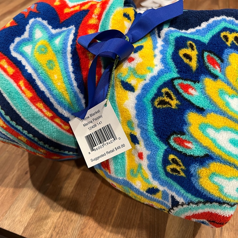 Vera Bradley Throw Marina Paisley